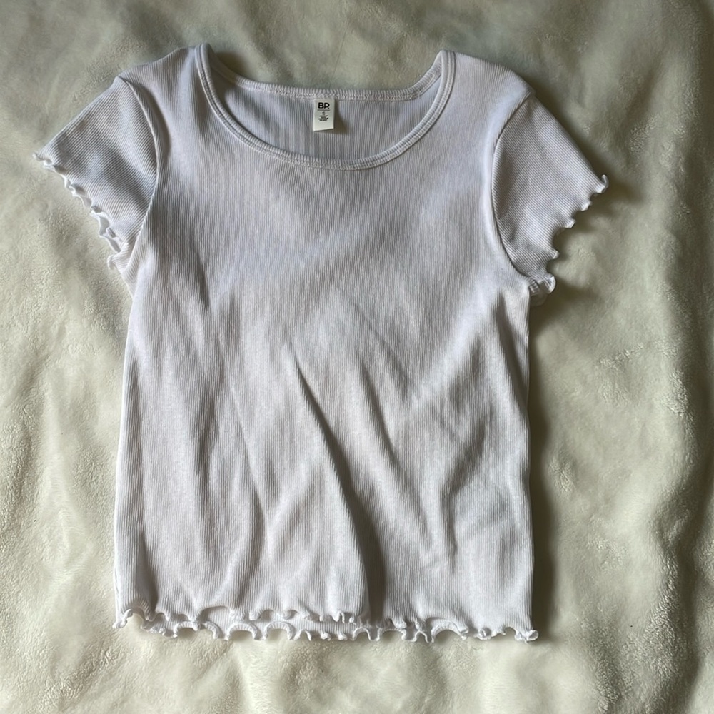 White mini tee